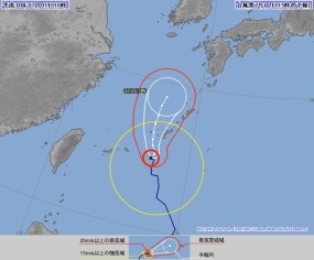 台風情報　7月1日 (640x531)