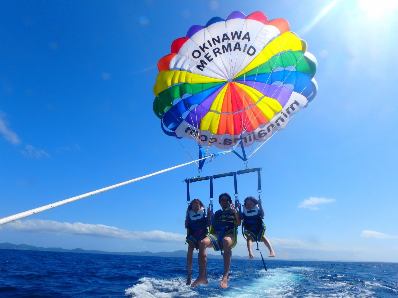 Parasail🌺【沖縄マリンスポーツ専門店★水納島マーメイド】