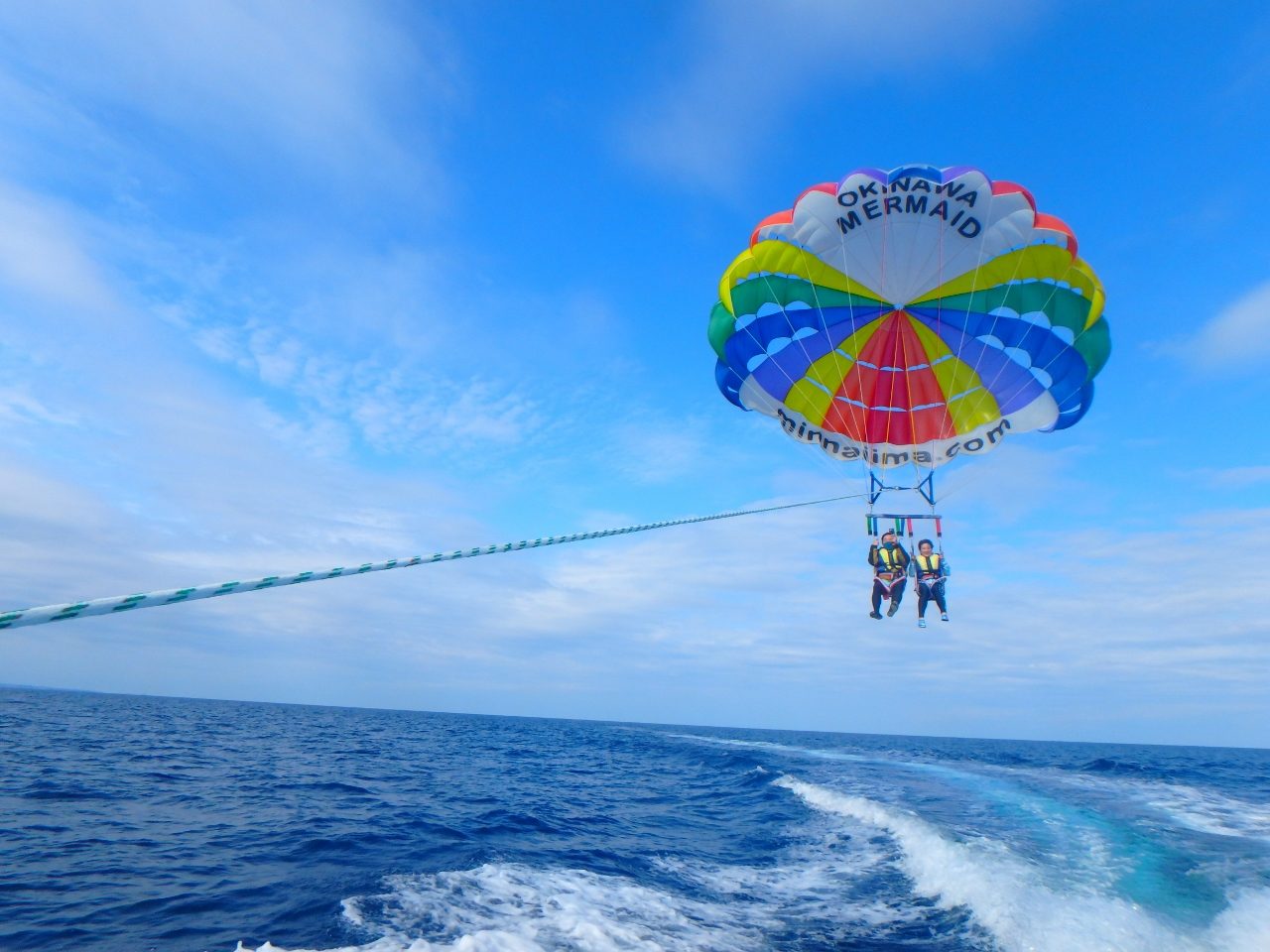 Parasailing(´ω｀*)【沖縄マリンスポーツ専門店★水納島マーメイド】