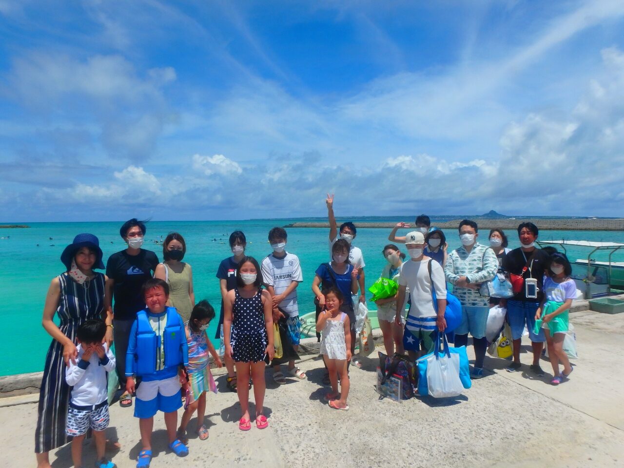 今日もいい天気(≧▽≦)【沖縄マリンスポーツ専門店☆水納島マーメイド】