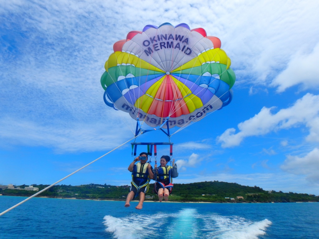 夏は目の前(^｡^)【沖縄のマリンスポーツ専門店☆水納島マーメイド】