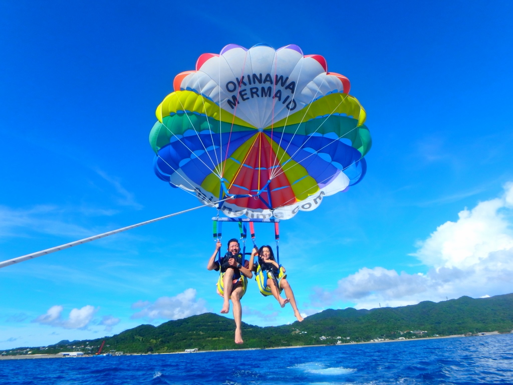 青空が広がってますね～【沖縄のマリンスポーツ専門店☆水納島マーメイド】