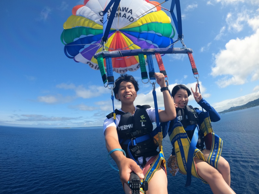 本日は晴れ＼(^o^)／【沖縄マリンスポーツ専門店★水納島マーメイド】