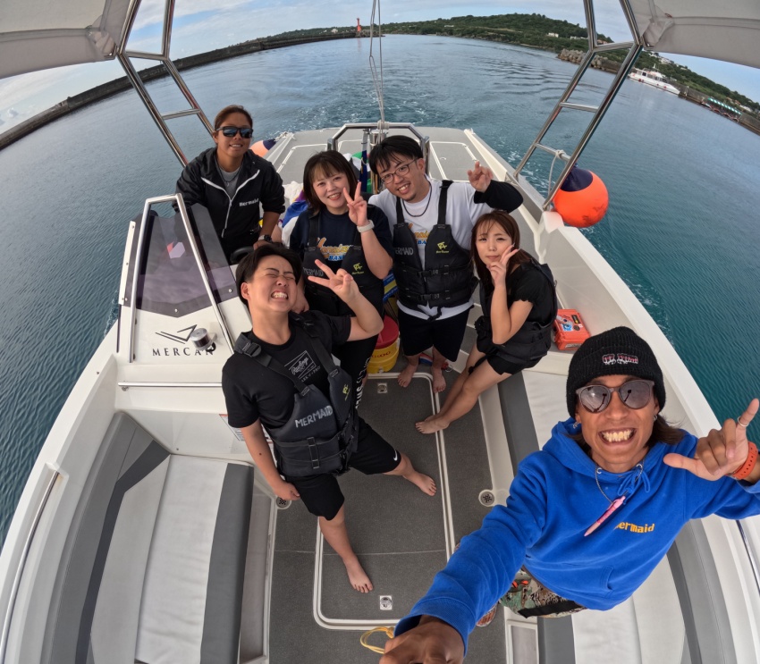 沖縄きたならパラセーリング😉【沖縄マリンスポーツ専門店★水納島マーメイド】