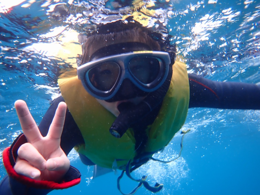 海の中の方があったかい！！【沖縄マリンスポーツ専門店★水納島マーメイド】