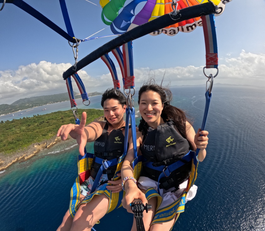 日焼けするお天気に🌞【沖縄マリンスポーツ専門店★水納島マーメイド】