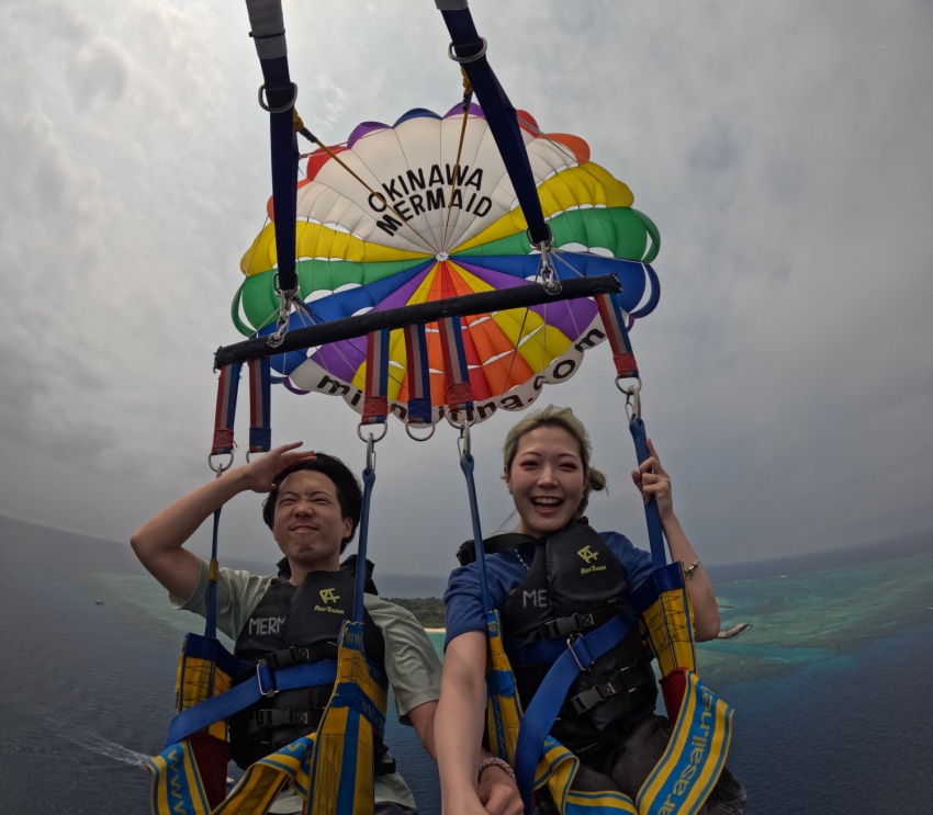 大人気パラセーリング🏖️【沖縄マリンスポーツ専門店★水納島マーメイド】